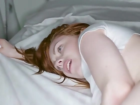 After Blowjob redhead girlfriend spreads her fundament be proper of botheration fucking lovemaking