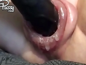 Crazy solo vid of a kinky ungentlemanly with big swollen pussy
