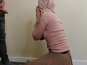 Beautiful arab muslim tot roughly hijab fucked by her husbands crush friend after a long time divine service