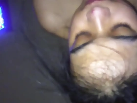 indonesian jilbab girls blowjob with an increment of creampie