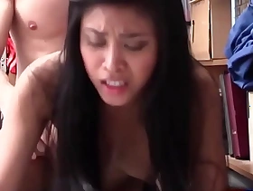 Cute asian hold-up man was snarled illegal and gets chasten fucked