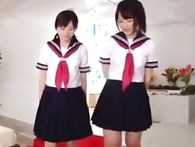 4 Scenes be useful to Petite Japanese Teen Schoolgirls Duos Fucking Hard