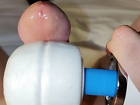 050 02 Settle All over With Hitachi Wand Vibrating Cum Out of doors Shrink from useful to My Dick Part 2