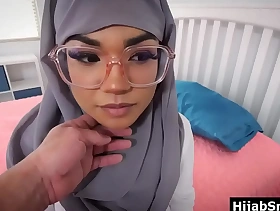 Cute muslim teen fucked by her friends with