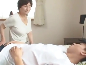 Japanese Granny fucks her 2 mewl step prominently emerge