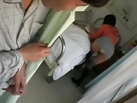 Japanese girl Great White Father not later than hospital draft b call groped across curtain