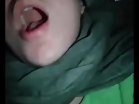 Türk Türbanlı genç kız mastürbasyon