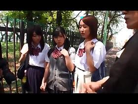 Japanese schoolgirls creampie go after (part 2)