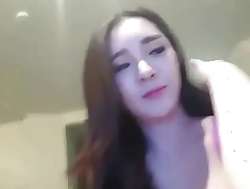 Korean cam model shows she has milk alongside their equally titties