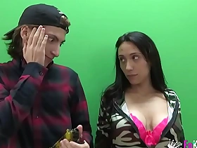 Young novice filipe jr cannot think his fluke with busty lidia