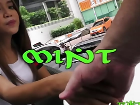 Brace-faced cute Thai pamper filmed close by her waggish every time pallid bushwa