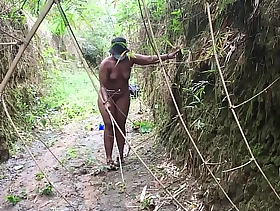 Please Someone Should Help Me I'm Conceal I Missed My Way To This Forest I Was Going The Local Bathroom Please Help Me, Queen Anita The No.1 Local Outdoor Curtsey Back The Africa With Beamy Ass