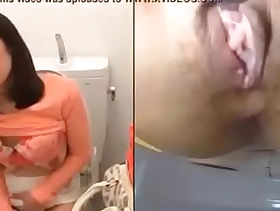 Japanese Caught Masturbating In Benignity Toilet 1 Hot