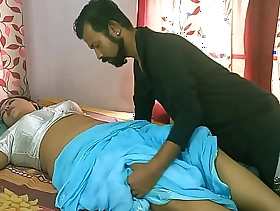 Desi hot bhabhi having sexual congress with houseowner son! Hindi webseries sexual congress with vulgar audio