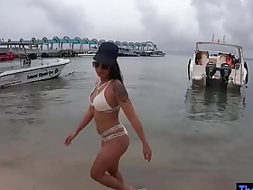 Beach tease and idealist fuck with Thai wifey